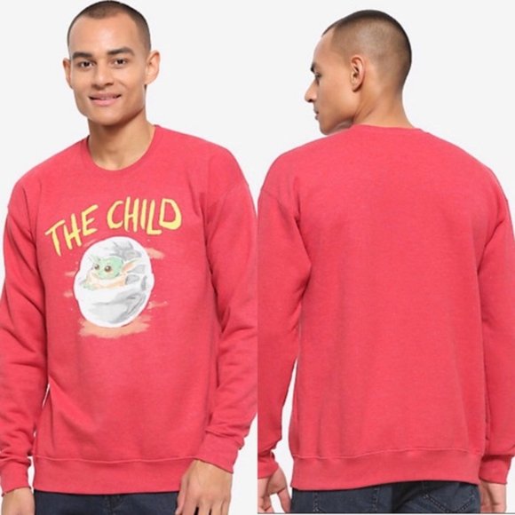 Star Wars The Mandalorian | Boxlunch Red Long Sleeve Sweater | Size Extra Small - Picture 1 of 8